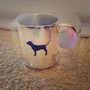 PINK metallic coffee mug